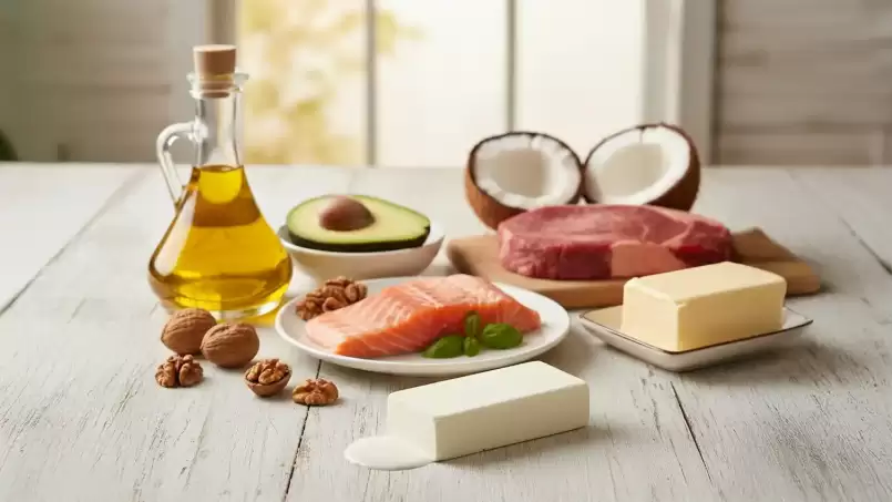 Jenis lemak: jenuh, tak jenuh tunggal, tak jenuh ganda, terhidrogenasi